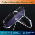 1.61 Single Vision Aspheric Optical Eyeglasses Lenses Prescription Lens Spectacles Frame AR Coating and Anti-Scratch Resistant