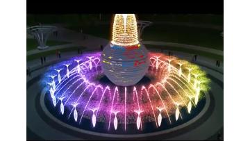 music dancing fountain