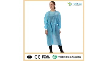 Disposable Surgeon Gown Isolation Hospital Surgical Gown Impervious SMS Medical Protective Gown Waterproof Clothing White Lab Coat1