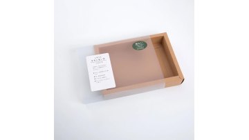 brown kraft slide box