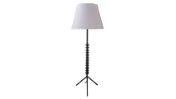 Customized Handmade Black Wooden Tripod Floor Lamp1