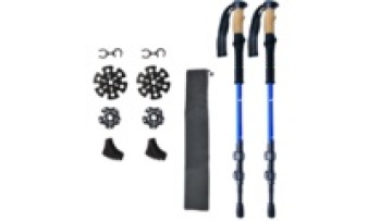 Bastones de Trekking para Senderismo y Escalada Ajustables en Carbono1
