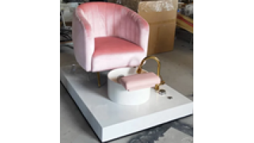 Popular Beauty Nail Salon Furniture No Plumbing Luxury Pink Relax Massage Foot Spa Pedicure Chair without Bowl1