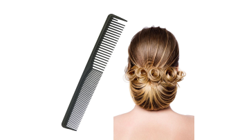 Professional salons hairbrushes wide teeth carbon fiber