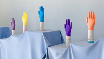 Blue Nitrile Gloves Powder Free Non-Medical Nitrile factory Gloves With High Quality family Disposable Wholesale hand mittens1