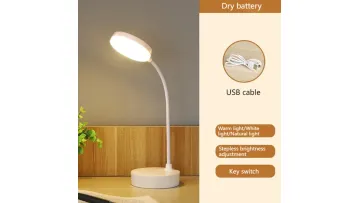 Energy-Efficient 3*AA Battery LED Table Lamp for Study & Reading1