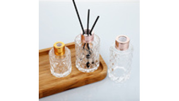 Luxury Euro Design Expty Diffuser Bottle Emboss Cologne Perfume Glass Bottle Factory1