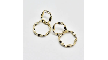 Sumando fashion jewelry women 2021 hoop gold twisted earrings1