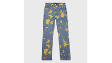 New Fashion Custom Logo Jeans Men's Stretch Slim Retro Jeans Pants1