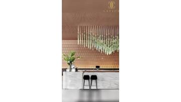 green crystal chandelier