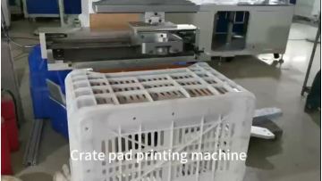 Crate pad printer