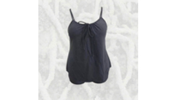 Factory Plus Size Swimwear Tankini Women's Swimsuit Large Two Piece Bathing Suit for Ladies Black Bikini1