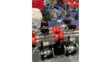 Pneumatic Flanged On-Off Ball Valve
