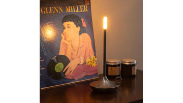 Metal Touch-Control Table Light, Trendy Rechargeable Bedside Lamp