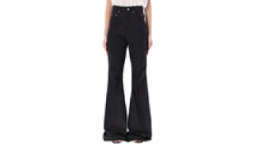 New trend Nylon slim flared legging knitted stretch pants women's ins new casual high waist split mopping pant & trousers1