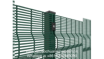 High Security Clearvu Mesh Fence Panels / 358 Anti Climb Fence / Prison Fence1