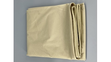 Fabric cover with zipper