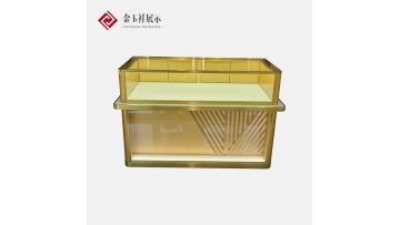 Gold Jewelry Display Cabinet