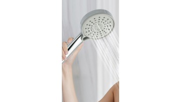 Leelongs ABS Plastic Fashion 10cm Bath Hand Shower Head With 3 Shower Modes1