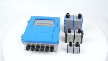 External clip-on ultrasonic flowmeter