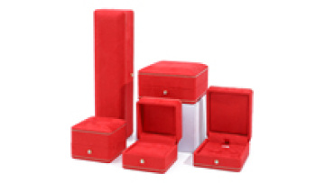 Wholesale Luxury Jewelry Box Packaging Custom logo Velvet Jewelry Packaging bracelet Bracelet necklace Ring box Jewelry box1