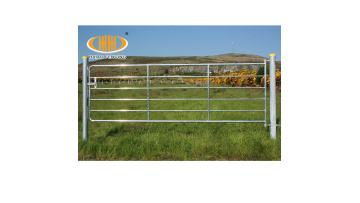 High quality heavy duty used galvanized steel pipe metal field farm gates design1