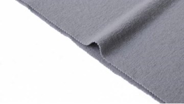 High Quality Gray 100% Wool Boiled Wool Fleece Tweed Fabric
