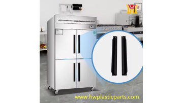 Plastic refrigerator door handle