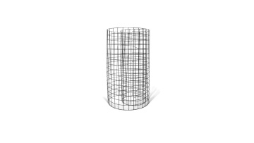PVC coated galvanized welded wire mesh roll for Reinforcement and insulation of building exterior walls1