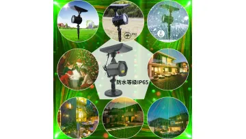 Elegant Solar-Powered Waterproof Laser Lights for Garden Decor1
