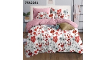 Custom microfiber bed set luxury new design print bedsheet bedding set duvet cover set1