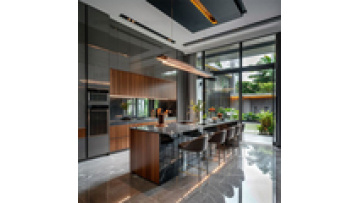 Modern Australia Standard Luxury Cheap China Furniture Design Sets Quartz Marble Island Melamine Solid Wood Kitchen Cabinets1