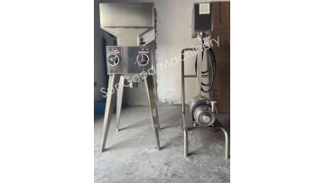 Stainless Steel 2-Roller Homebrew Barley Grinder Malt Crusher Grain Mill With Pump Cart1