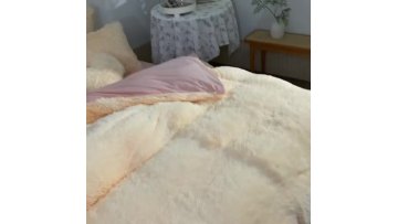 Plush velvet bedding sets