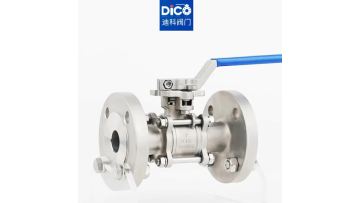 3pc--manual flange ball valve