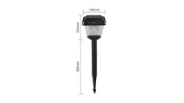 outdoor waterproof integrated led solar garden light , camping, walkway, driveway solar path courtyard lamp1