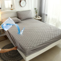 Waterproof Thicken Quilted Mattress Cover King Queen Quilted Fitted Bed Sheet Anti-Bacteria Mattress Topper Air-Permeable
