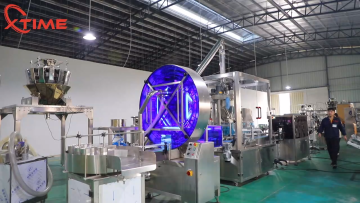 Milk powder can filling packaging machine line1
