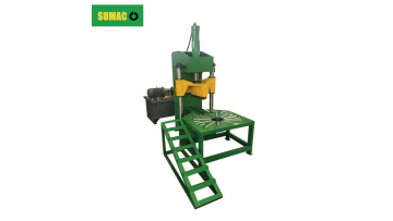 Tire cutting machine