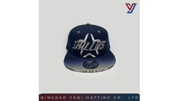 Flat Visor Embroidery + Sublimation 6-Panel Cap 03