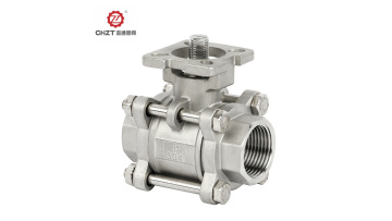 3PC ball valve whith platform