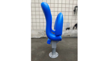 New Arrival Injection Molding Plastic Tip up Hollow Plastic Turnover Folding Stadium Chair Seat for Football Stadium Act Seating1