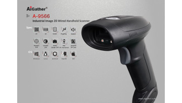 A-9566 Industrial 2D Image Handheld Barcode Scanner