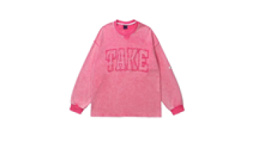Vintage Wash Crew Neck 100 Cotton Sweatshirt Oversize Puff Print Sweatshirts Men1