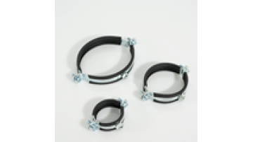 M8 M10 Adjustable Pipe Rubber Clamp With Screw Rubber Hose Clips Spring Split Pipe Clamp With Rubber Thickness1