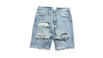 New Arrival Ripped Destroyed Distressed Denim Shorts Mens Hole Denim Shorts Male Hip Hop Fashion Casual Jeans Short1