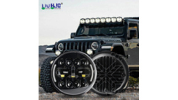 8 Led Design Car Driving Led Light 7 Inch Headlight Super Bright Quality Headlamp1