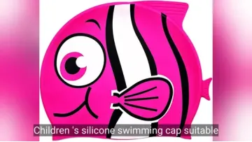 Children's Silicone Swimming Cap Suitable for Toddler Swimming Cap1