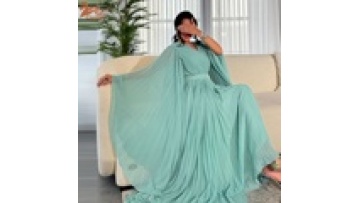 Elegant Style  Ramadan Abaya Muslim Dress Design Arabic Dubai Abaya Kaftan Style Prom Dress for Party1