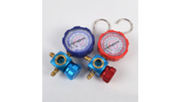 Fluorinated Gauge Refrigerant Charge Gauge Air Conditioning Manifold Fitting Gauge and Valve 500psi 35kgf1
